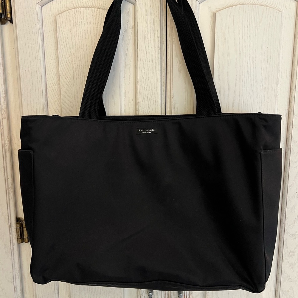 Kate Spade Black Nylon Tote